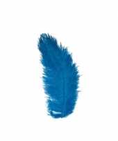 Blauwe struisveer 35 cm